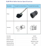 OUT-ETH: Weatherproof RJ-45 connector and patch lead