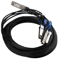 XQ+BC0003-XS+: QSFP28 to 4x SFP28 break-out cable
