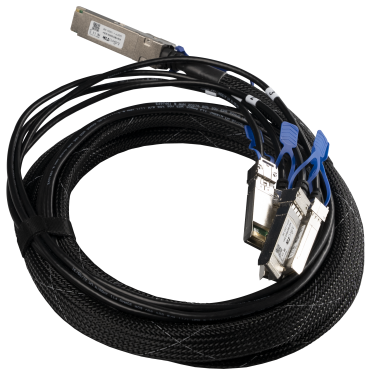 XQ+BC0003-XS+: QSFP28 to 4x SFP28 break-out cable