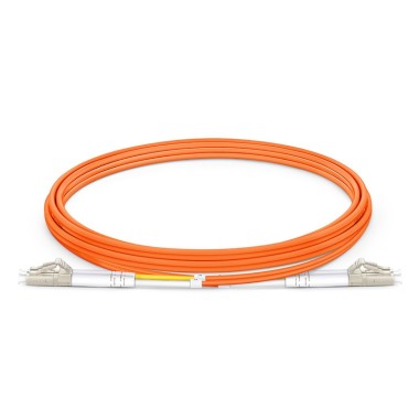 MM-LCLC-1m: Fiber Optic Patch lead with LC connectors, 1m length