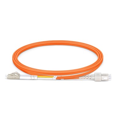 MM-LCSC-1m: Fiber Optic Patch lead with LC to SC type connectors