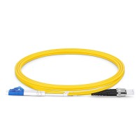 SM-LCST-1m: Fiber Optic Patch lead with LC/ST connectors, 1m length